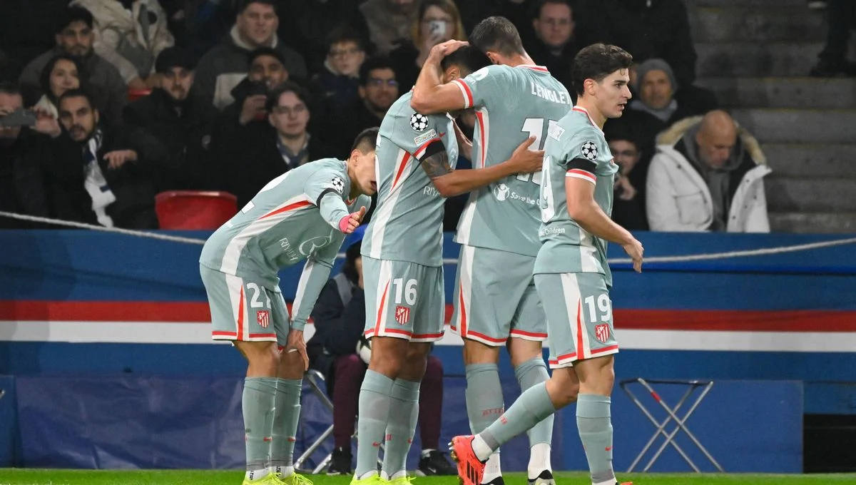 Dolor para PSG: Atlético de Madrid golpea al final en un emocionante duelo de Champions League