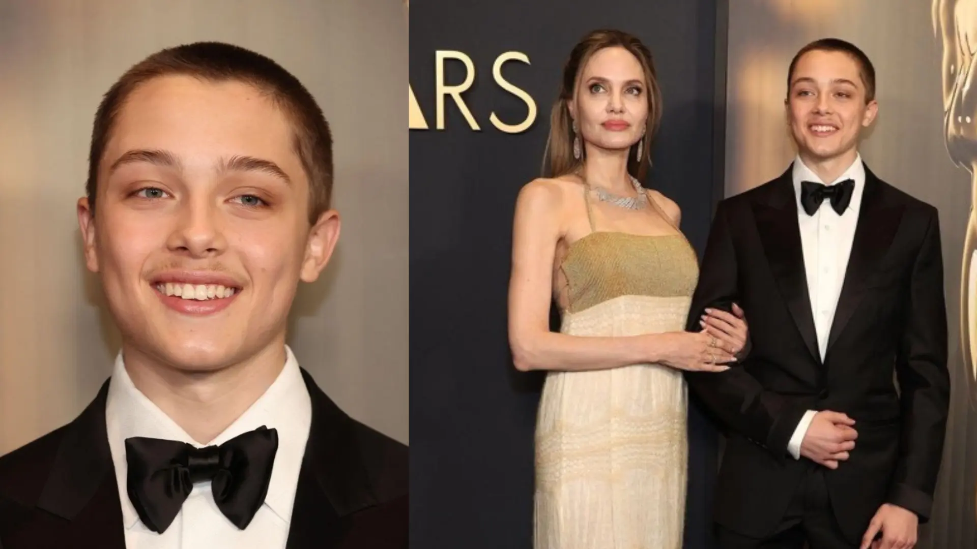 Knox, hijo de Angelina Jolie y Brad Pitt, hace su primera aparición en la alfombra roja en tres años