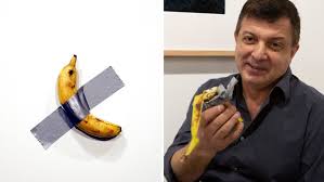 El Plátano Pegado con Cinta de Maurizio Cattelan Se Vende por $6.24 Millones en Sotheby’s