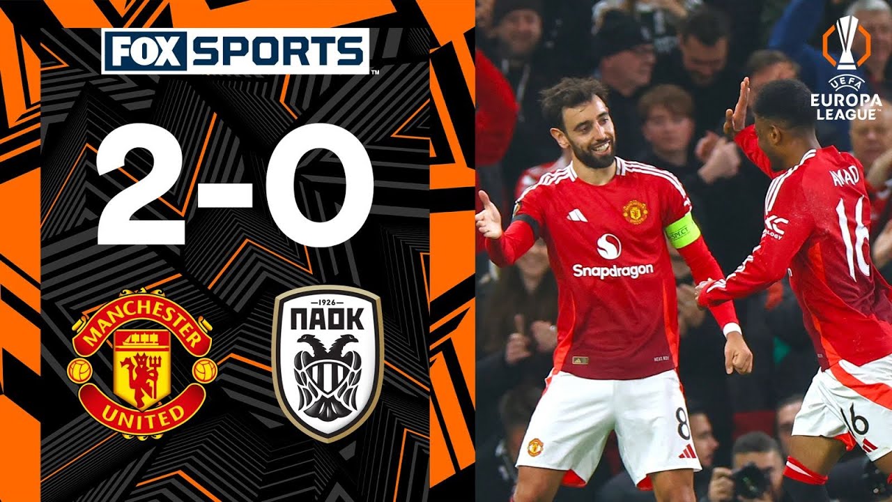 Manchester United 2-0 PAOK: Calificaciones de Jugadores