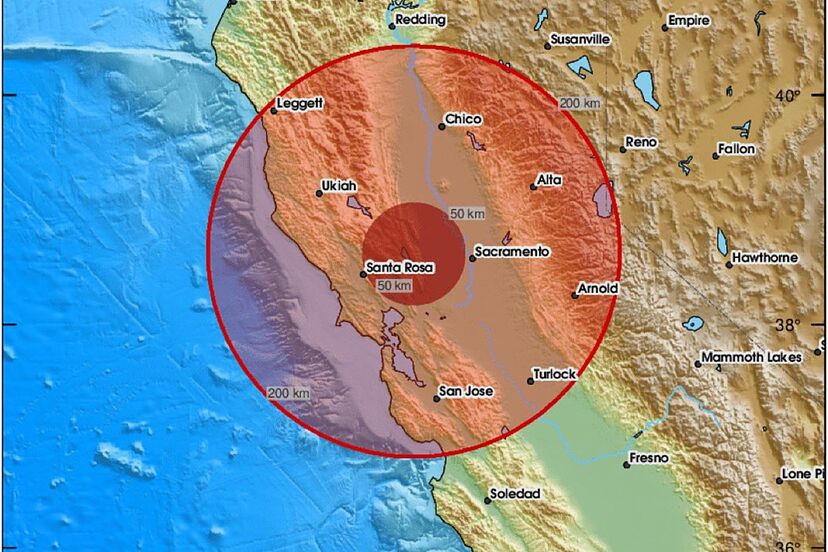 En el "país de los terremotos" de California, un temblor de magnitud 7.0 genera confusión y alerta de tsunami