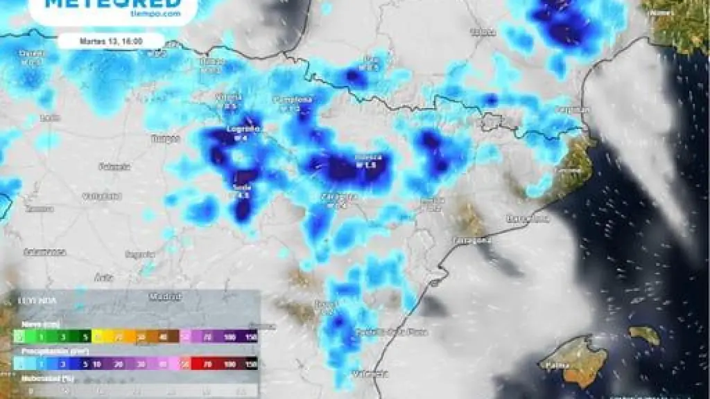 AEMET activa alertas naranjas por lluvias intensas, tormentas y granizo en estas zonas