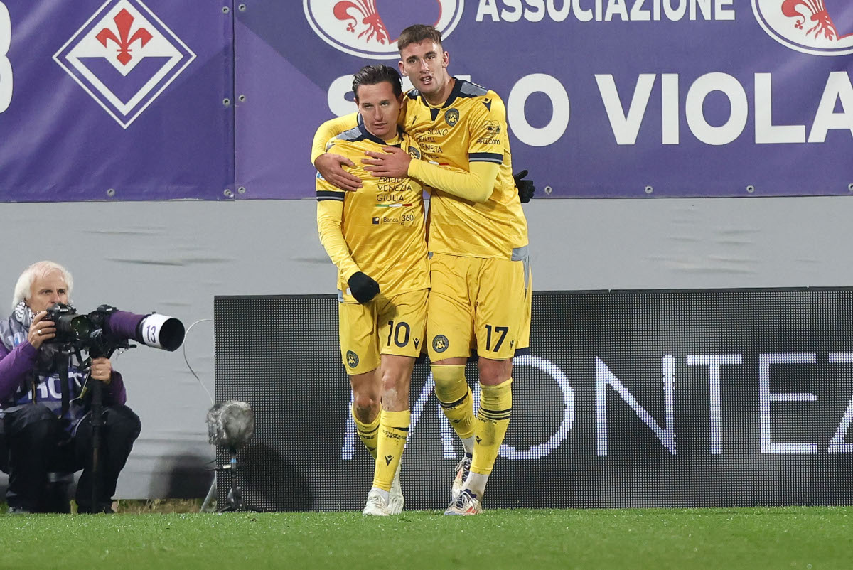 Fiorentina-Udinese 1-2, Lucca y Thauvin firman el golpe sorpresa