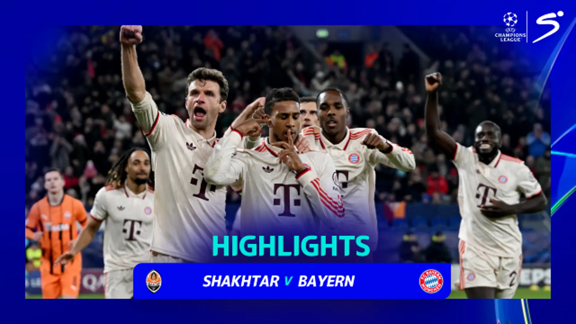 Olise marca dos goles mientras el Bayern remonta y aplasta al Shakhtar 5-1